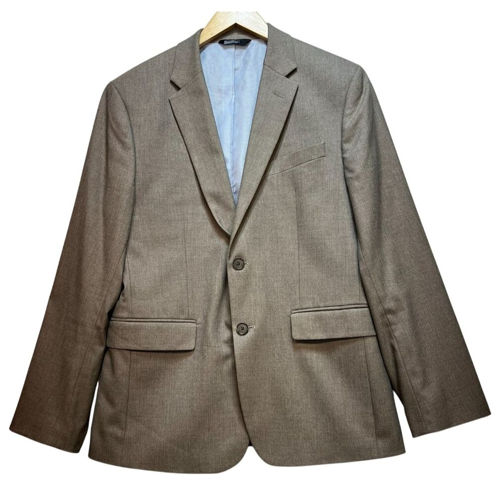 Banana Republic Men's Standard Fit Blazer Sport Coat Long Sleeve Size 38S Brown